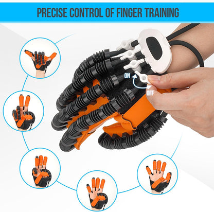 Hand Rehabilitation Robot Glove for Finger Therapy