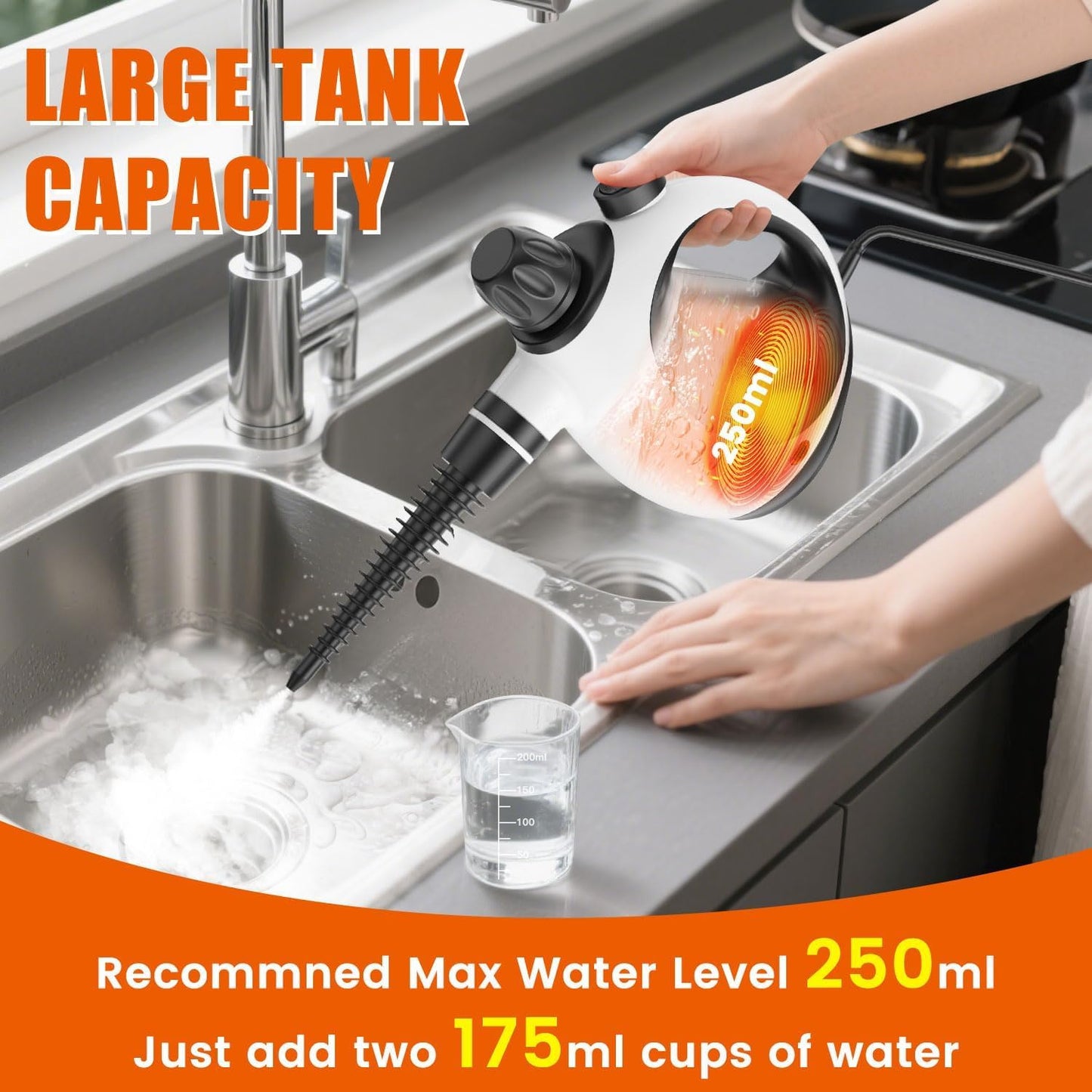 ZAHO™ Handheld Steam Cleaner