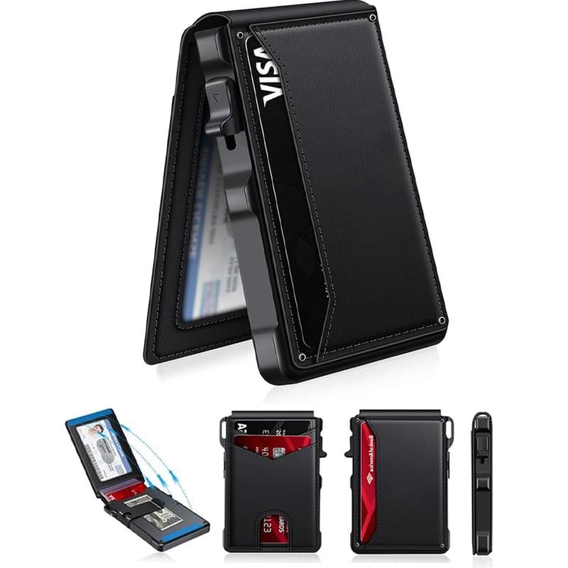 Men's RFID Slim Leather Wallet