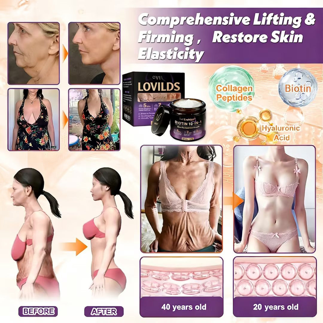LOVILDS® Biotin 10-in-1 Skin Restoration Cream 🍀