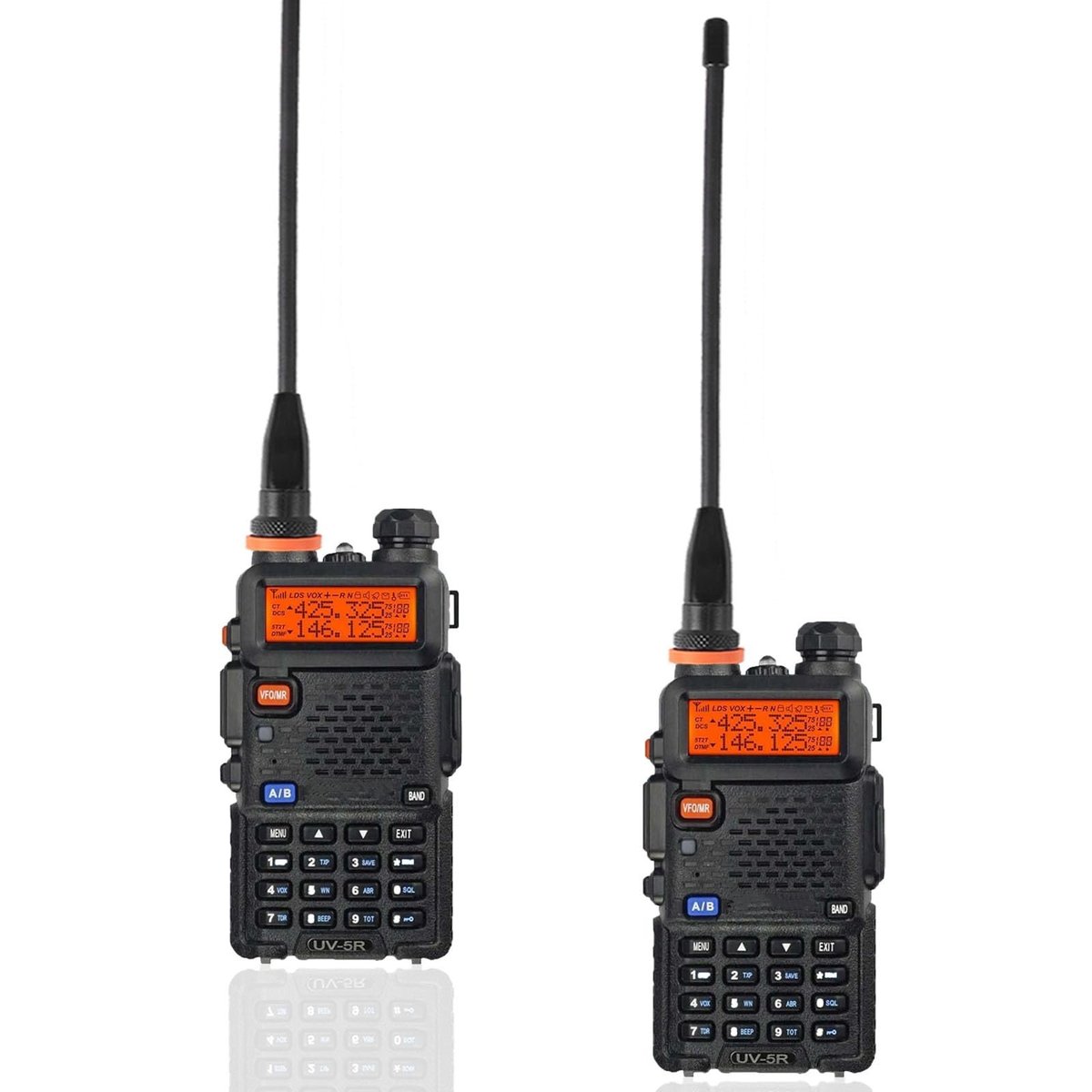 2PCS UV-5R Ham Radio Handheld Walkie