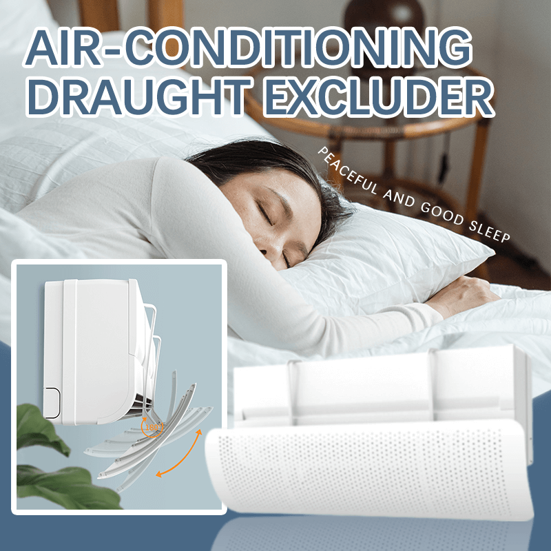 Air-conditioning draught excluder