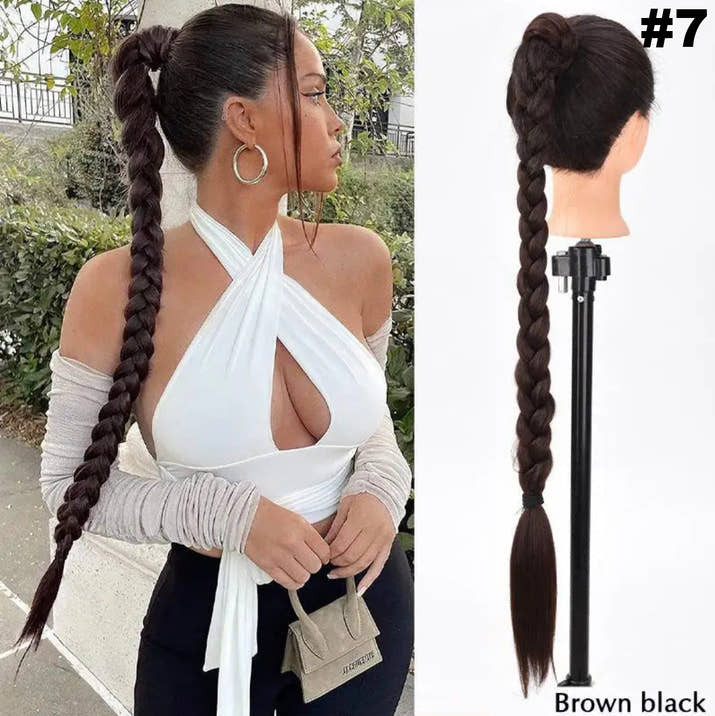 winter hair braid Extension