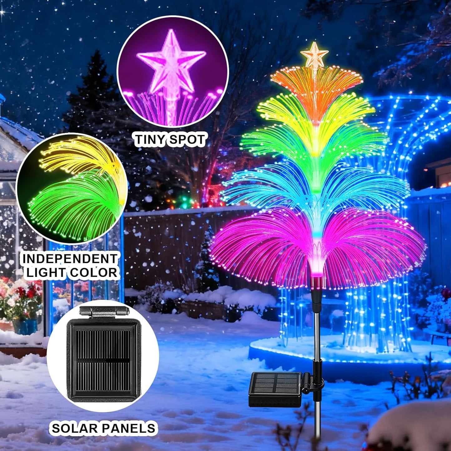 Solar Jellyfish Light Decoration Outdoor Waterproof