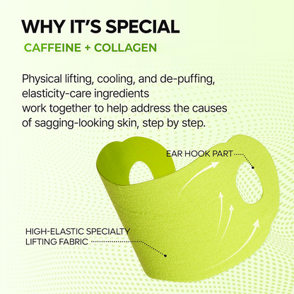 Cactus Cooling V-Lifting Facial Band Puffing Jawline Support & Visible Pore Refinement🌿