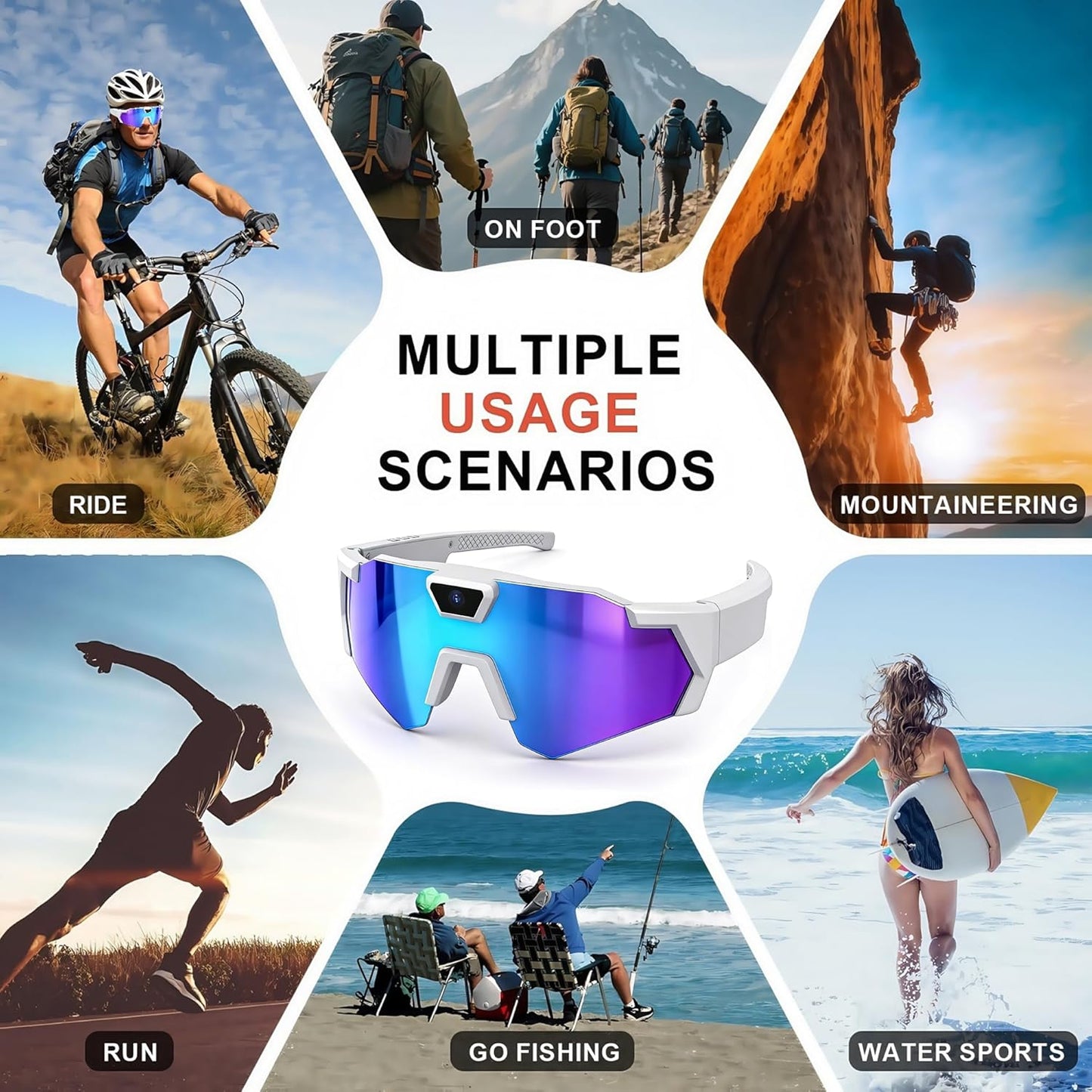 POV Recording Sunglasses Capture Everything Hands-Free