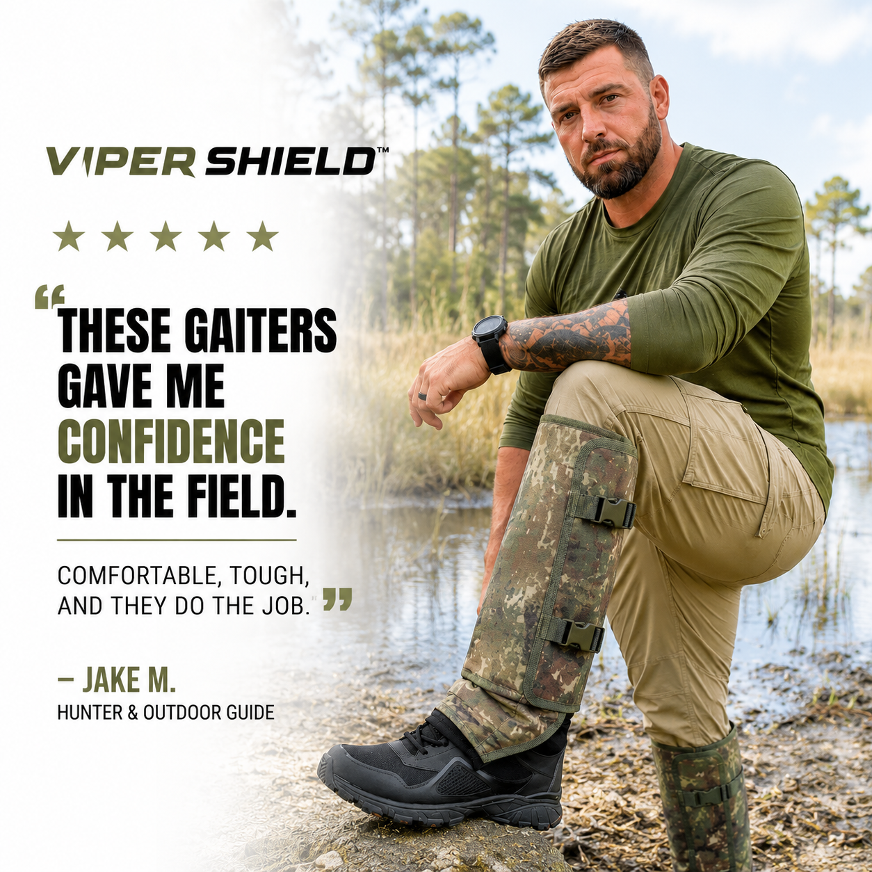 ZAHO™ Tactical Snake Gaiters