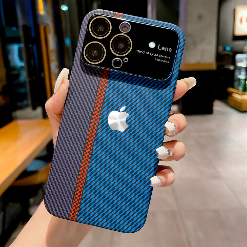 Luxury Carbon Fiber Magsafe Wireless Charging Case