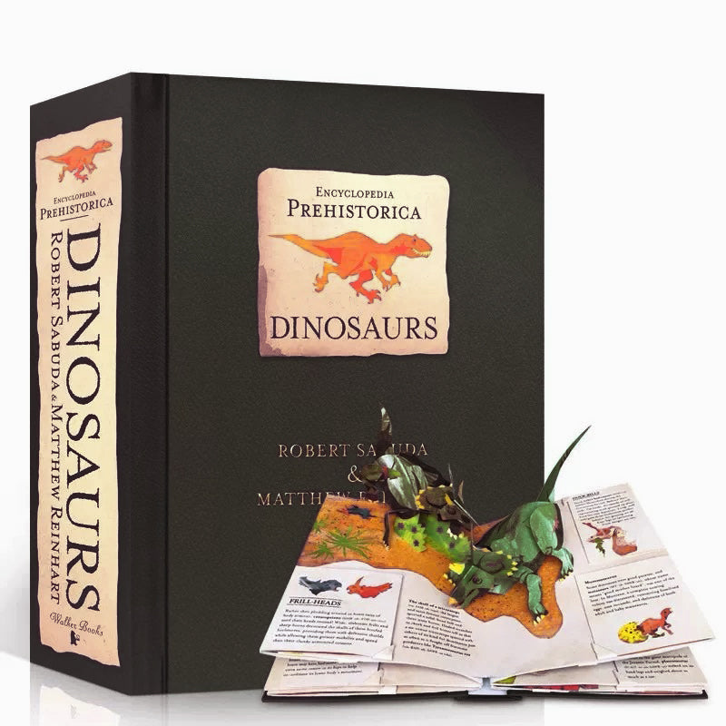 3D Encyclopedia Prehistorica Series - Dinosaurs + Sharks & Sea Monsters — Pop-Up Book