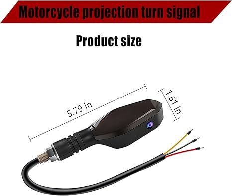 LED Turn Signal Lights Projector for Motorcycle