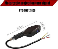 LED Turn Signal Lights Projector for Motorcycle