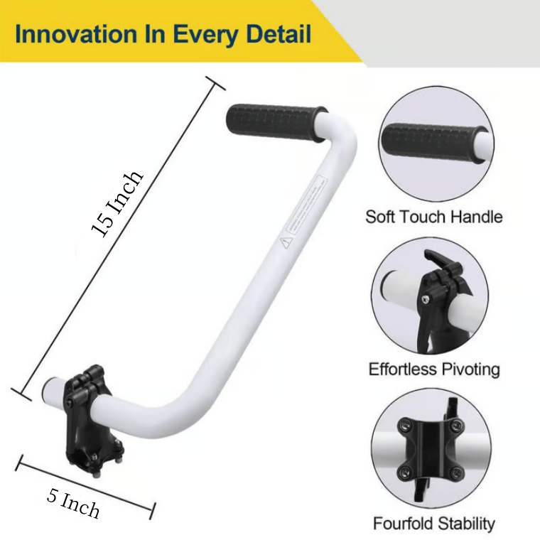 Ergonomic String Trimmer Handle Extension for Better Grip & Control