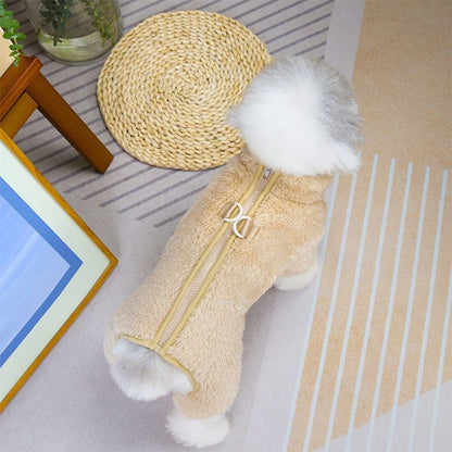 🐶 Winter Dog Jumpsuit Coat with Back Zipper