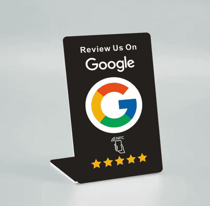 Review Plaque NFC Tap Card