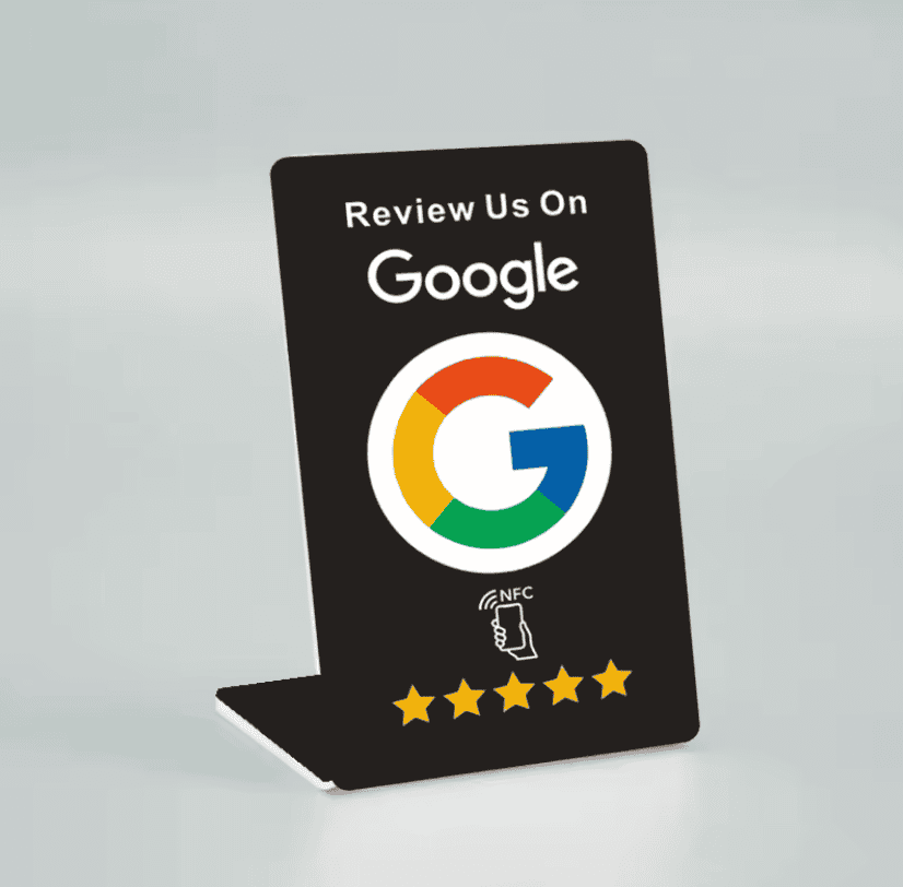 Review Plaque NFC Tap Card