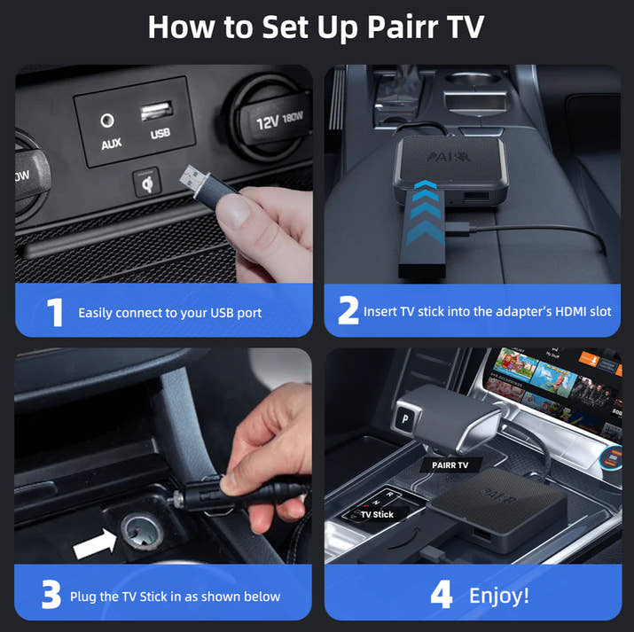 【NEW】2025 Upgraded Car TV-HDMI Multimedia Wireless CarPlay/Android Auto Adapter
