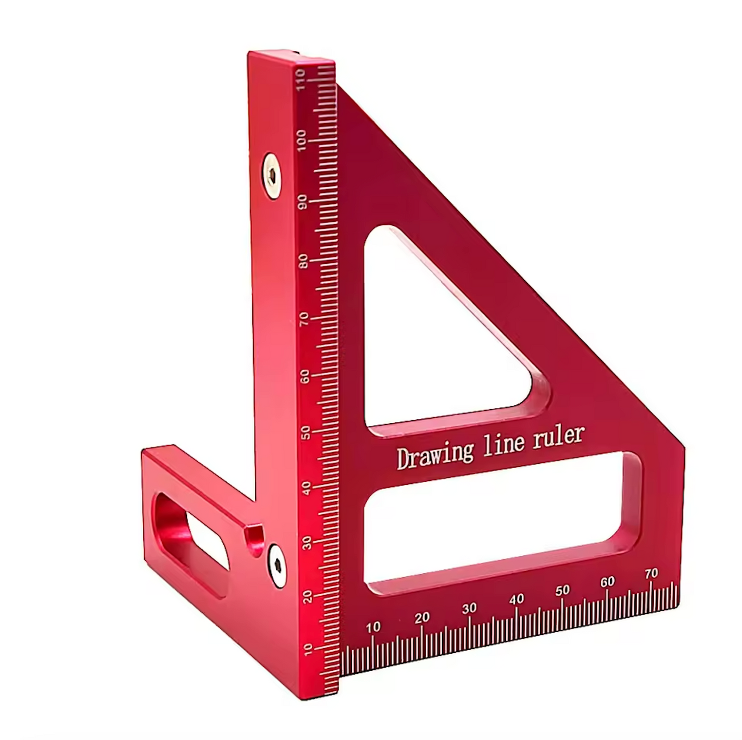 three dimensional multi angle measuring ruler