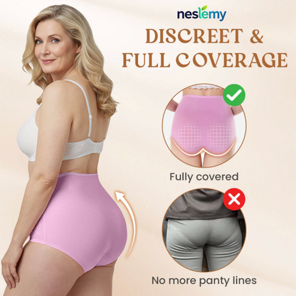 Elegant, Comfortabele Hoge Taille Lekvrije Onderbroeken voor Ouderen