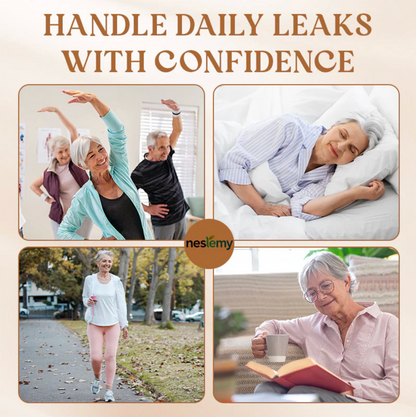 Elegant, Comfortabele Hoge Taille Lekvrije Onderbroeken voor Ouderen