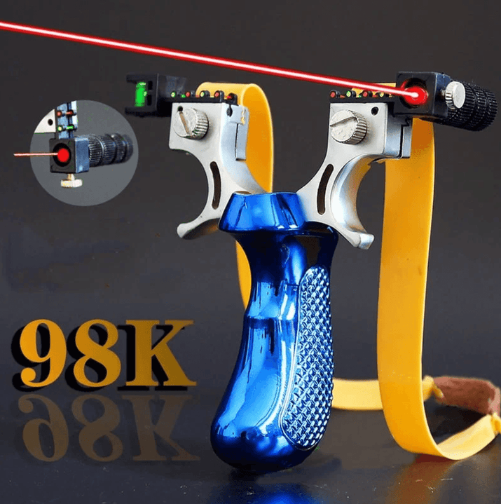 Precision Aiming High Power Laser Slingshot