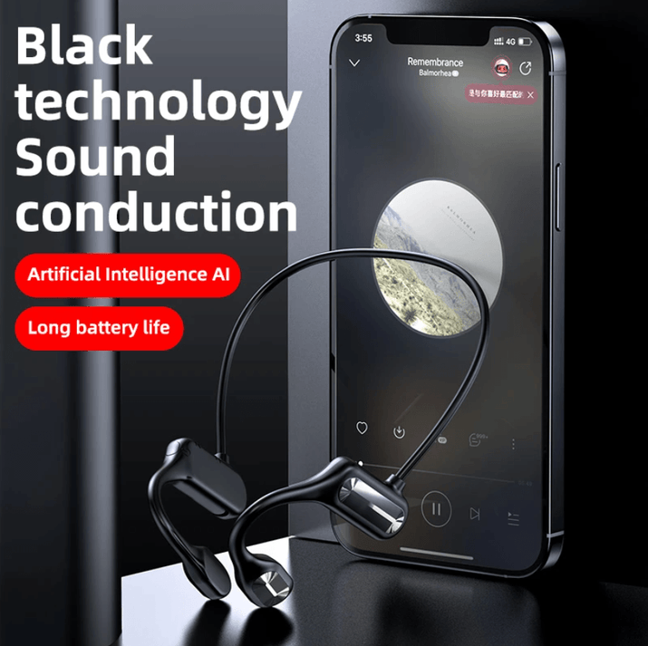 Bone Conduction Headphones - Bluetooth Wireless Headset