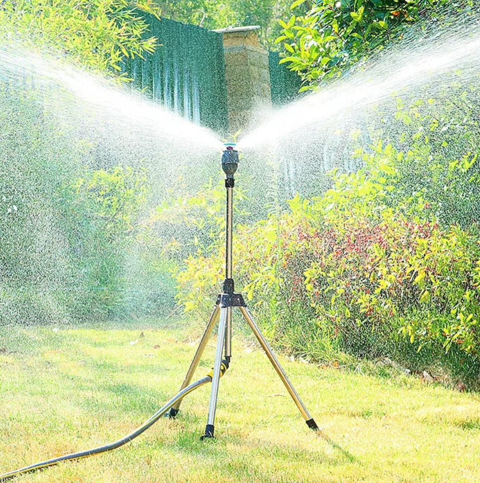 Stainless Steel Rotary Irrigation Tripod Telescopic Support Sprinkler