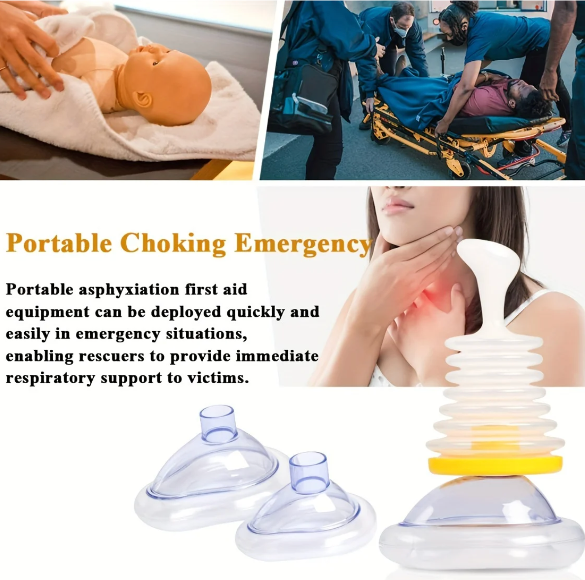 Professional Choking Emergency Device for Adult and Children