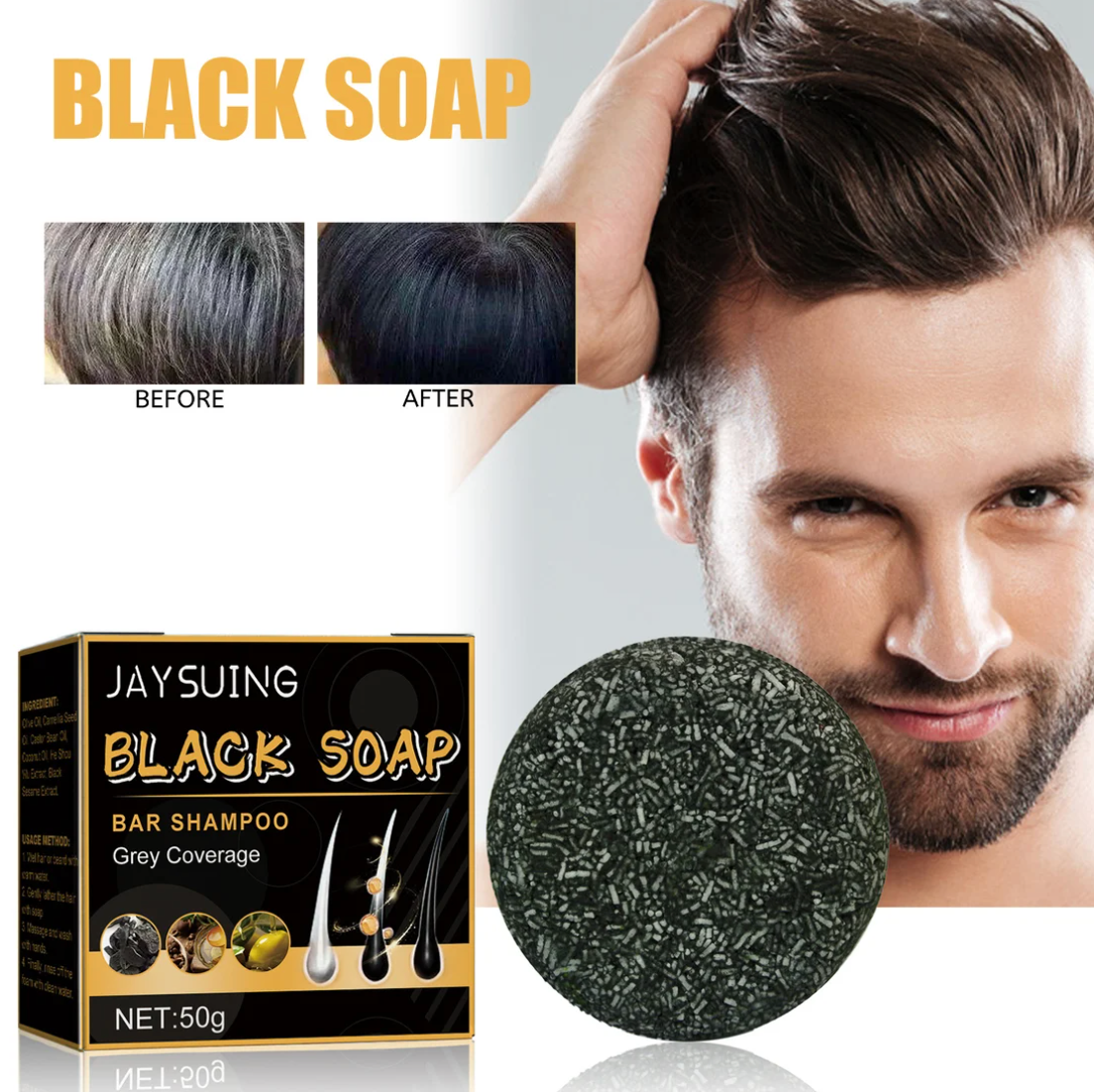 ZAHO™ - BLACK SOAP（Newly upgraded new packaging）