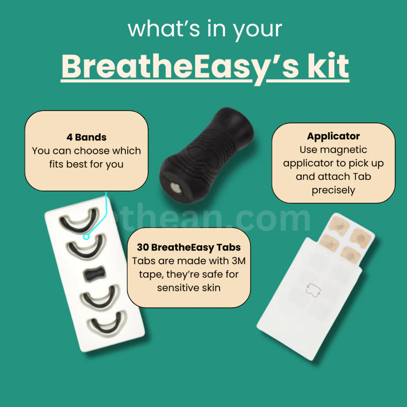 BreatheEasy.™ - Magnetic Nasal Strip