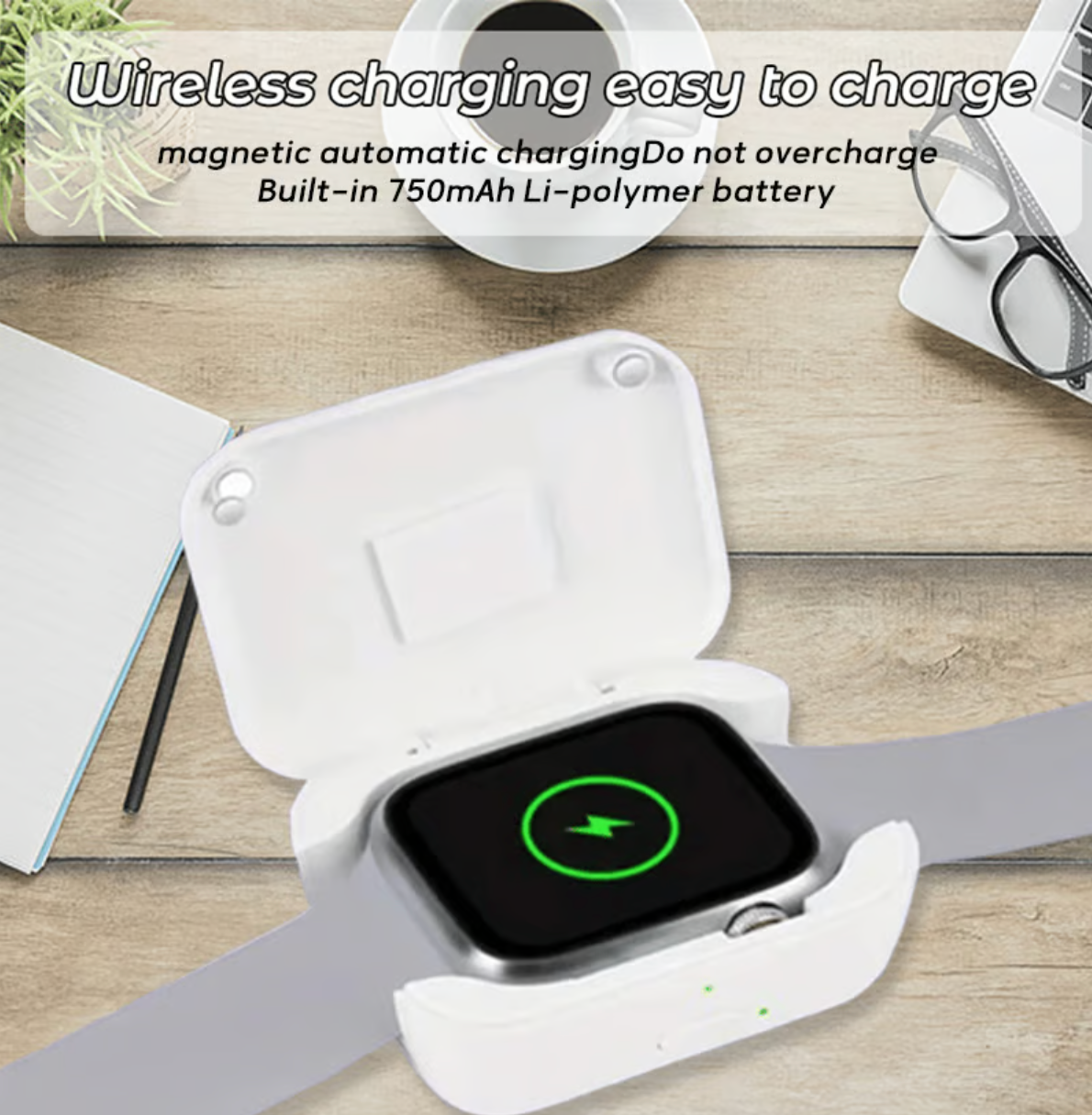 Portable Watch Wireless Charging Bank