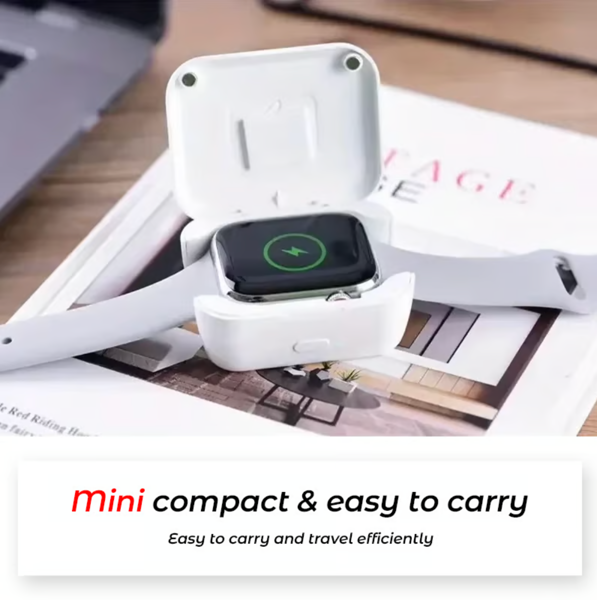 Portable Watch Wireless Charging Bank