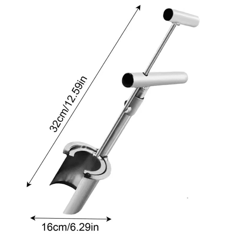 Hand held seedling transplanter