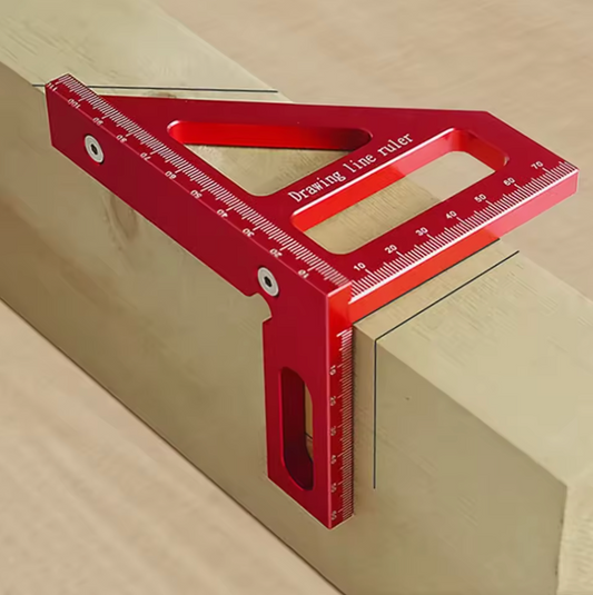 three dimensional multi angle measuring ruler