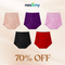 70% OFF Set 5 (Beige + Black + Plum + Pink + Red)