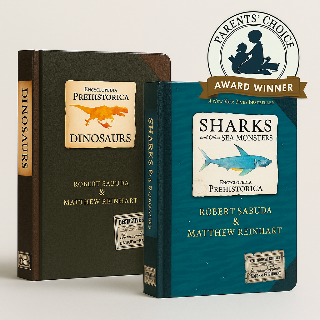 3D Encyclopedia Prehistorica Series - Dinosaurs + Sharks & Sea Monsters — Pop-Up Book