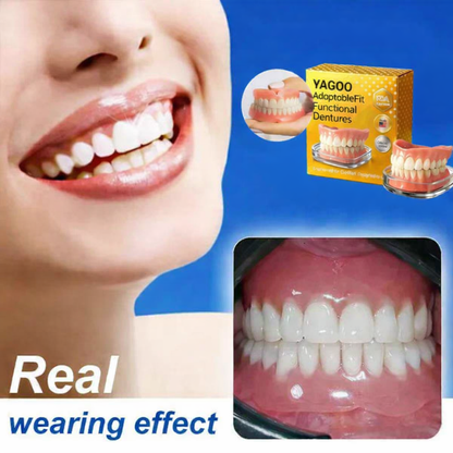 Termina hoy: ¡70% de descuento! ⏰ Dentadura completa médica Zaho™ con fuerte succión 🦷 Obtenga la certificación de la Asociación Dental Americana (ADA)