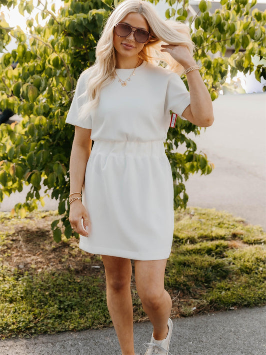 AirEssentials Cinched T-Shirt Dress (BUY 2 FREE SHIPPING)