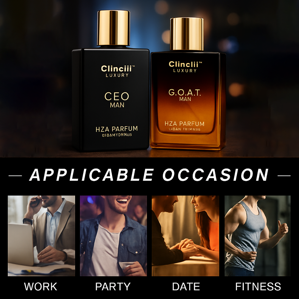 Gentlemen’s Fragrance Set with CEO MAN Perfume & G.O.A.T MAN Aroma