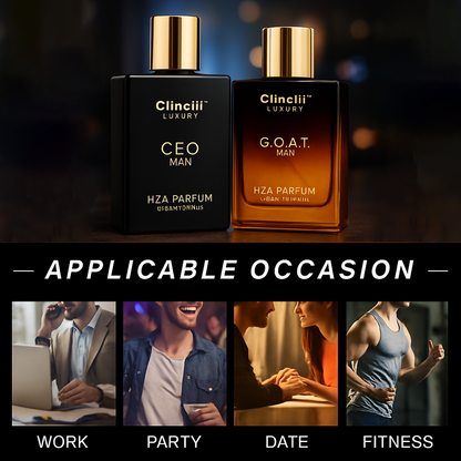 Gentlemen’s Fragrance Set with CEO MAN Perfume & G.O.A.T MAN Aroma