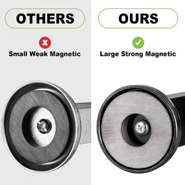 Herramienta de Medición Magnética Ajustable para Reparación de Neumáticos de Automóviles, Camiones y Casas Rodantes