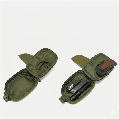 Multifunctional Concealed Carry Hip Bag with Rapid-Access Holster