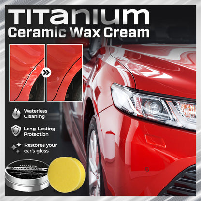 Crema de Cera Cerámica de Titanio para la Protección Máxima del Automóvil 🚗✨