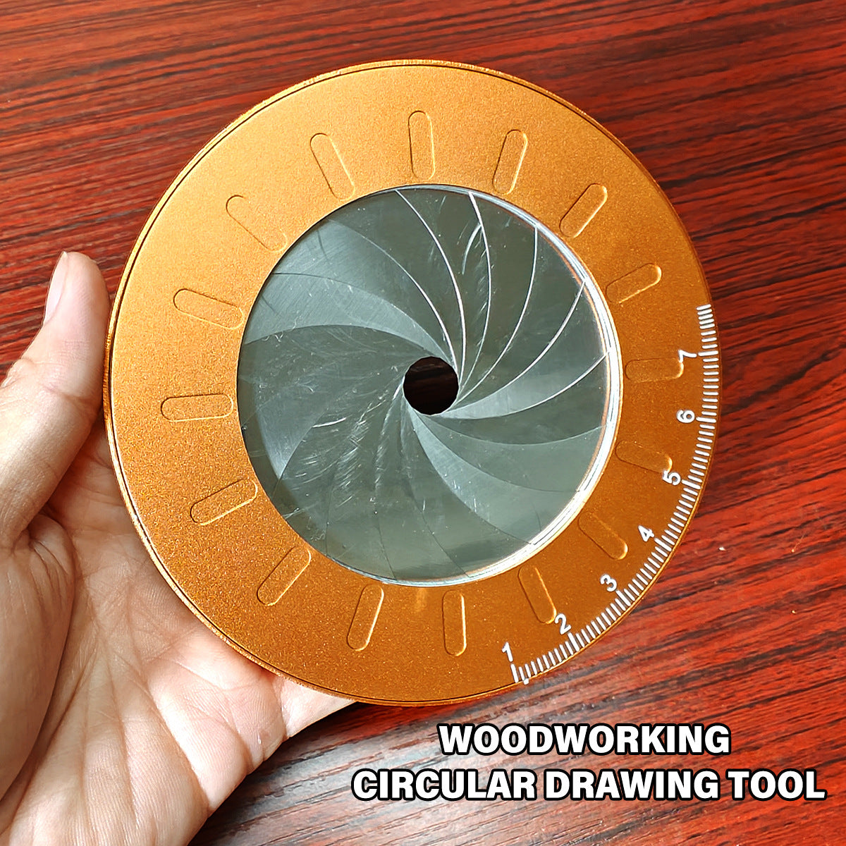 Measuring Round Compass Stretch Ruler