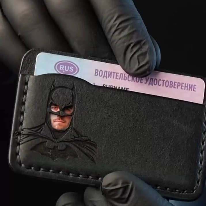 ID Wallet Bat Leather