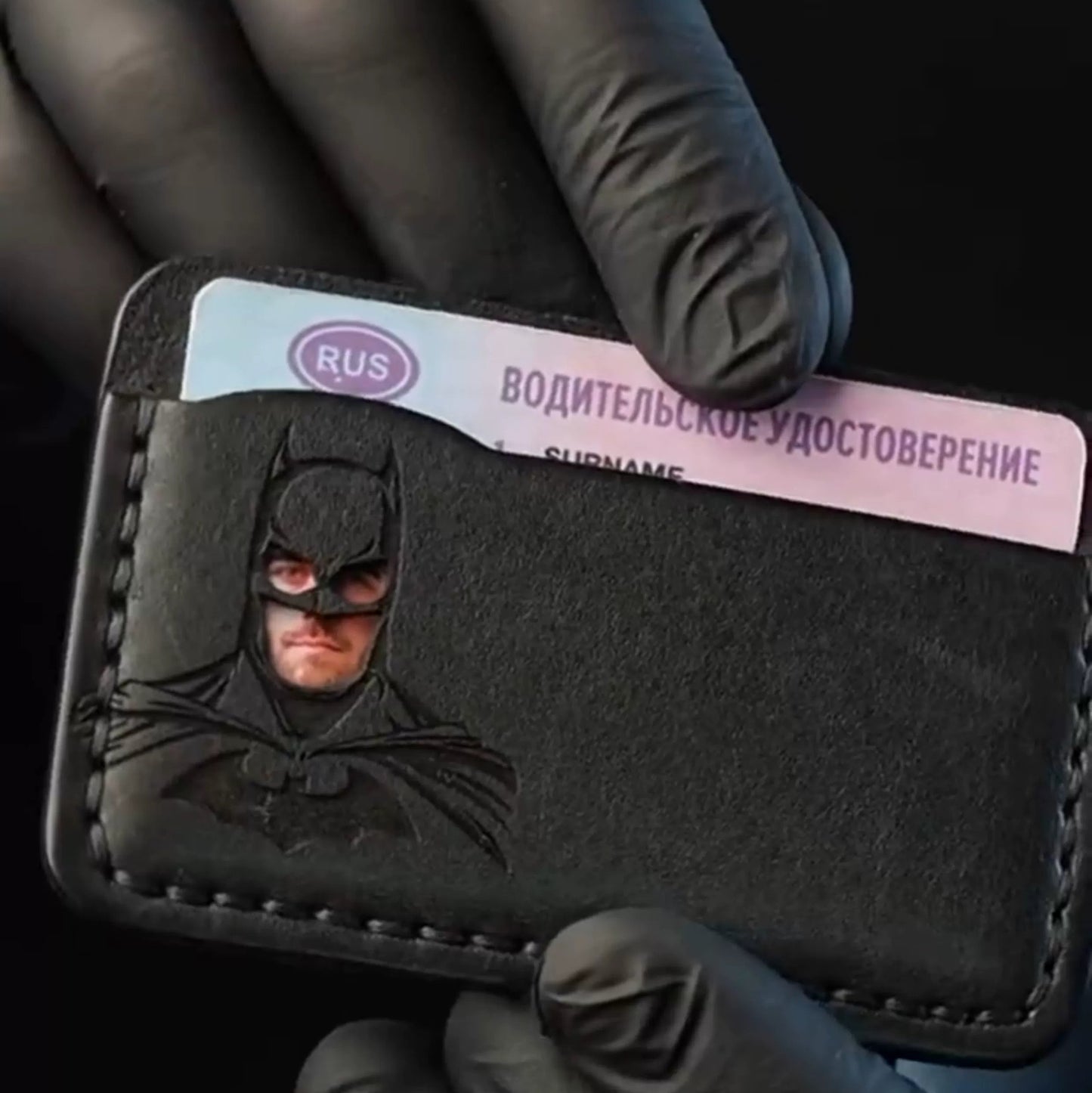 ID Wallet Bat Leather