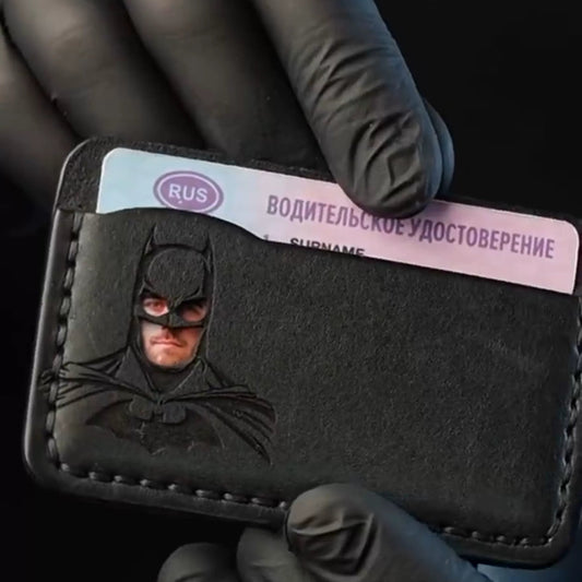 ID Wallet Bat Leather
