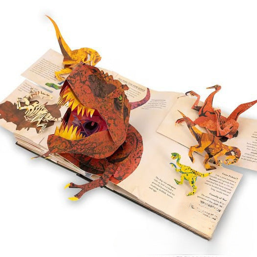 3D Encyclopedia Prehistorica Series - Dinosaurs + Sharks & Sea Monsters — Pop-Up Book