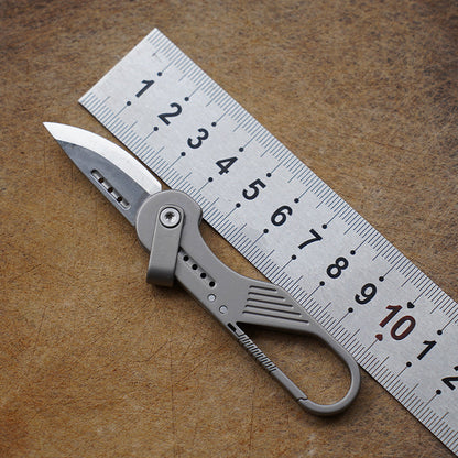 ZAHO™ Titanium Alloy Keychain Knife