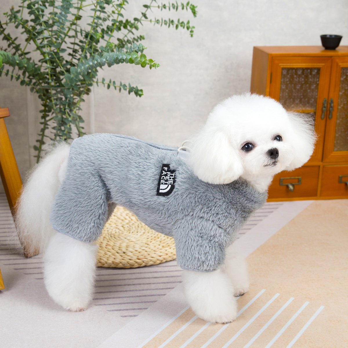 🐶 Winter Dog Jumpsuit Coat with Back Zipper