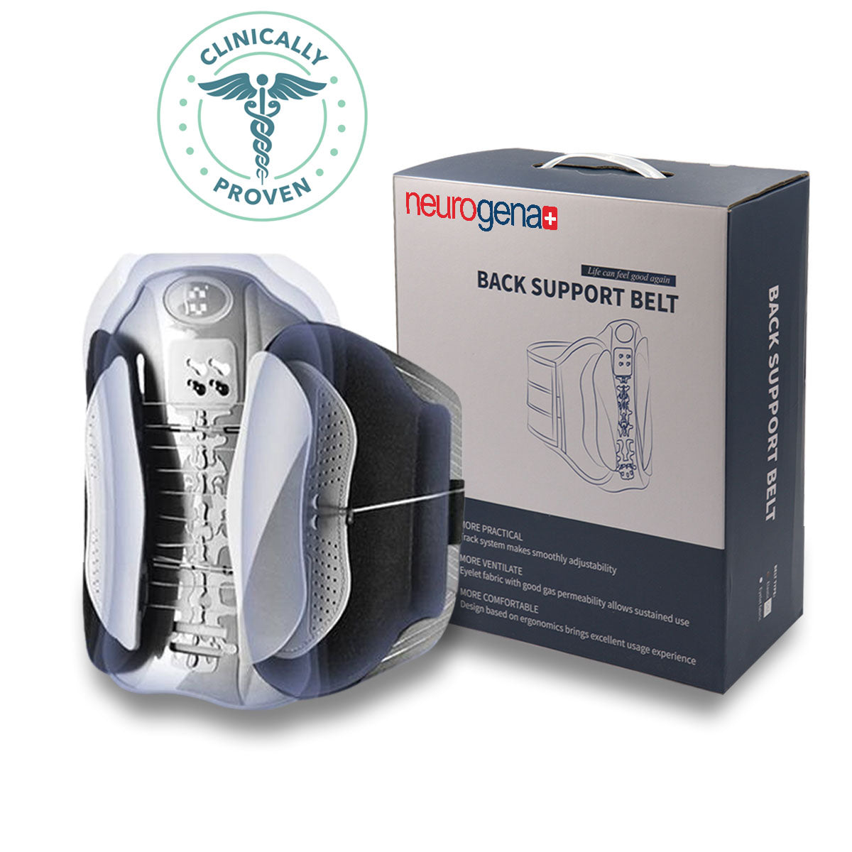 Zaho™ Lower back support belt